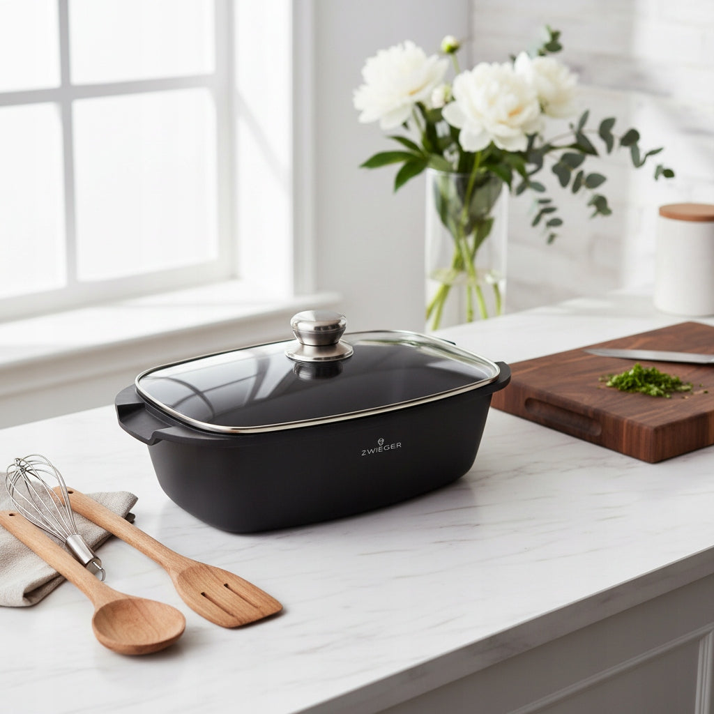 ZWIEGER RED LINE Brittany 5,2 L lid 33 cm non-stick TitanEX Brand Zwieger