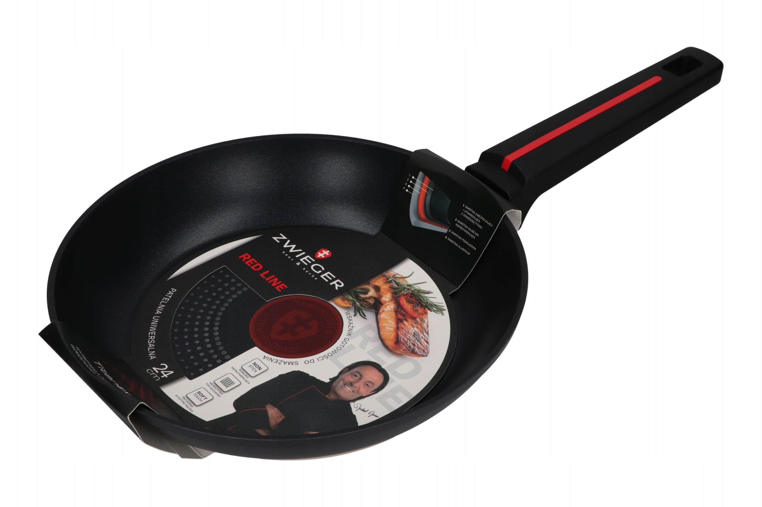 ZWIEGER RED LINE Kitchen Set 12 Elements Color black