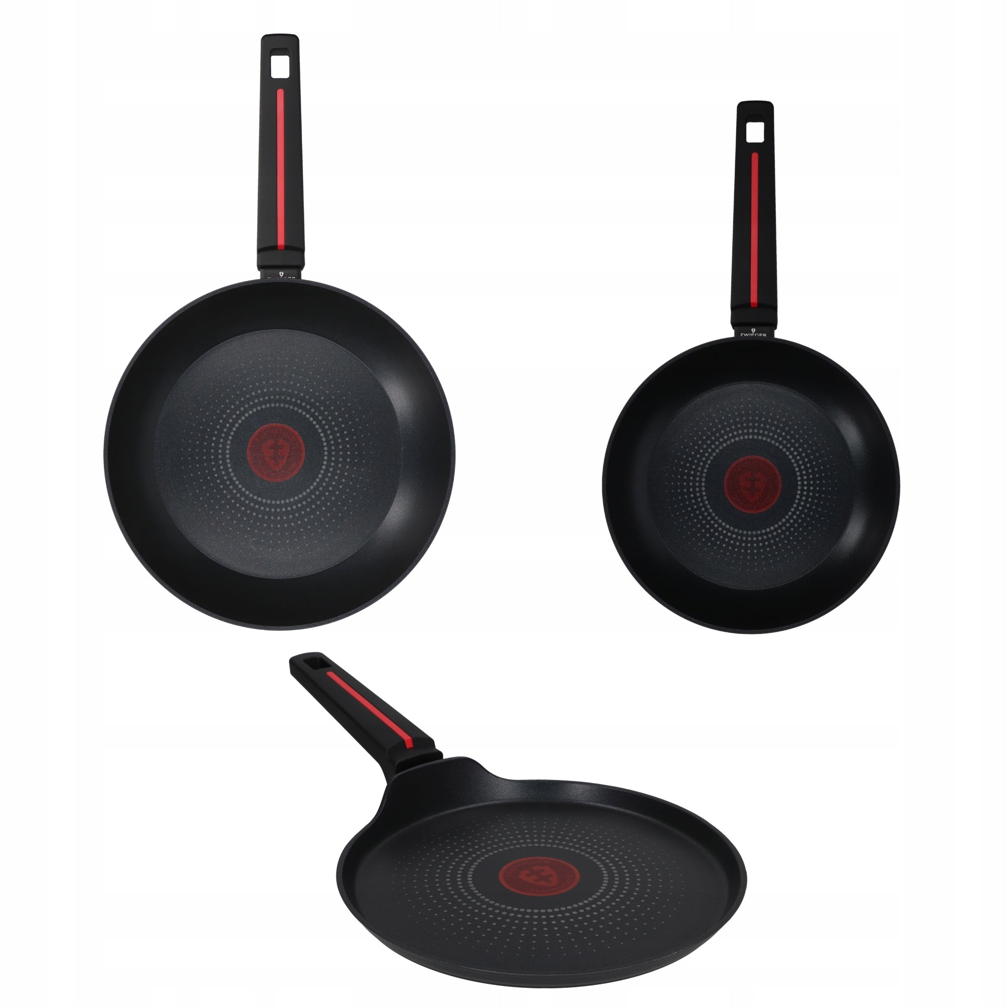 ZWIEGER RED LINE Pan Set 3 Elements 20/28/Breakfast 24cm
