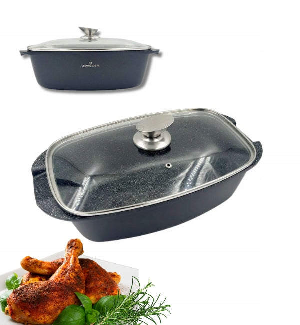 ZWIEGER VERON BRYTFANNA 32 CM + LID / 5,2 L / NON-STICK