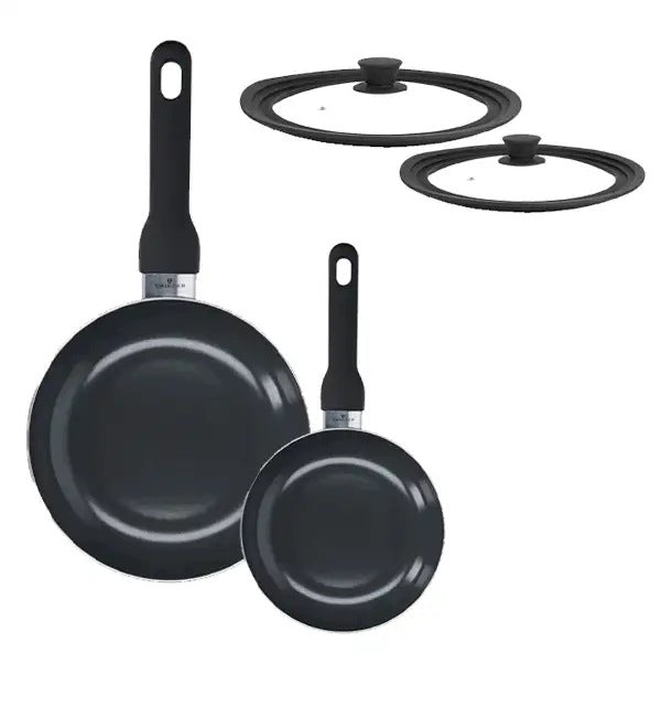 ZWIEGER VIRTU Kpl Pans 20 28 cm non-stick + lids 3in1