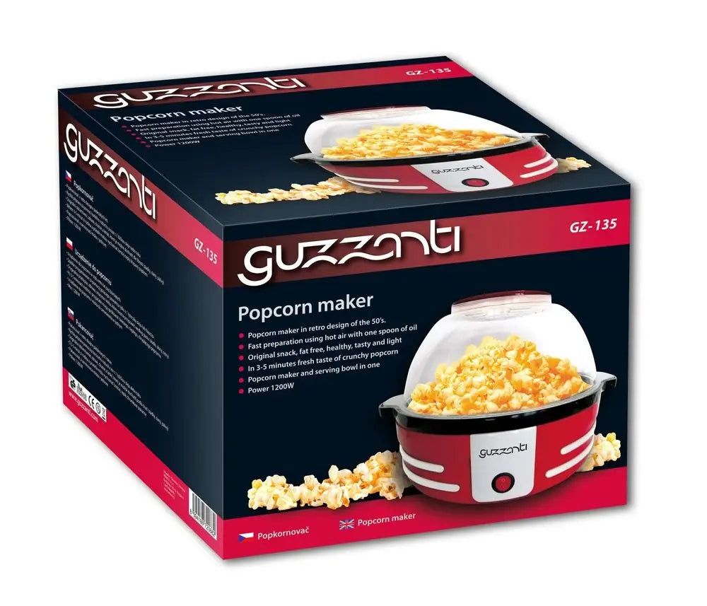 Zařízení na popcorn Guzzanti GZ 135 červené 850 W