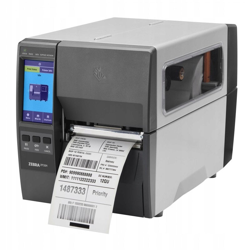 Zebra ZT231 Industrial Thermal Label Printer 300dpi USB LAN LCD