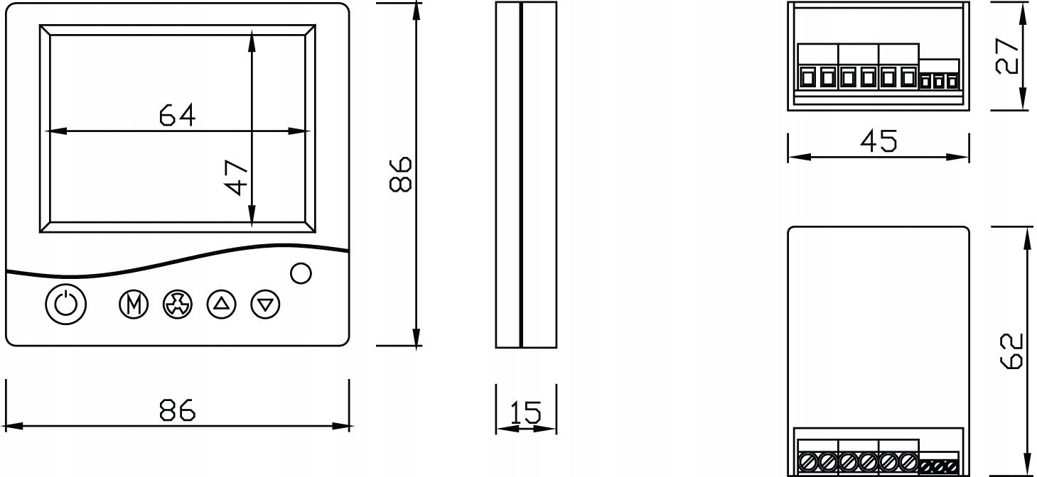 Zehnder ComfoAir Basic recuperator controller Manufacturer code IB-TRON 3100FAN 230V 5906268594686