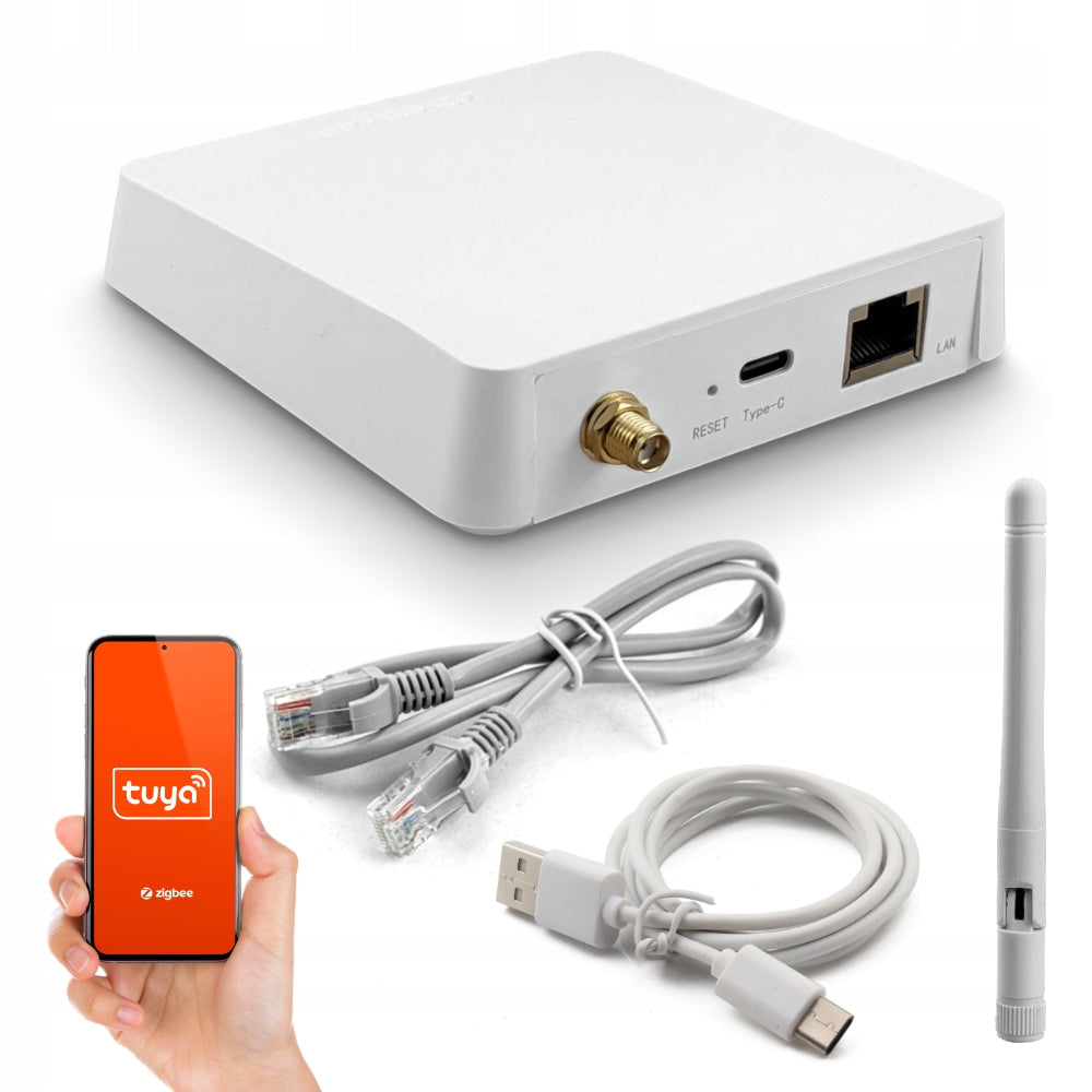 Zigbee Gateway Central Apple Home LAN Bridge RJ-45 Tuya Android