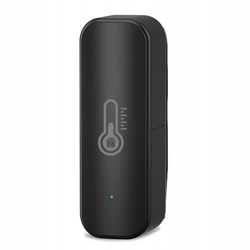 Zigbee Temperature and Humidity Sensor Black Battery Operated Tuya ZIGBEE2MQTT EAN (GTIN) 5902065395037