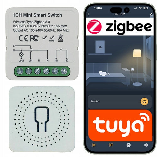 Zigbee Tuya SONE 1-Channel Smart Life Relay 230V Relay Module