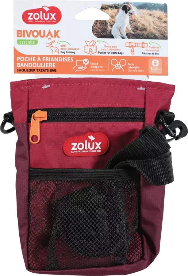 Zol Sachet On Strap Tastes Dog Bivouak Red for Dog Zolux one piece