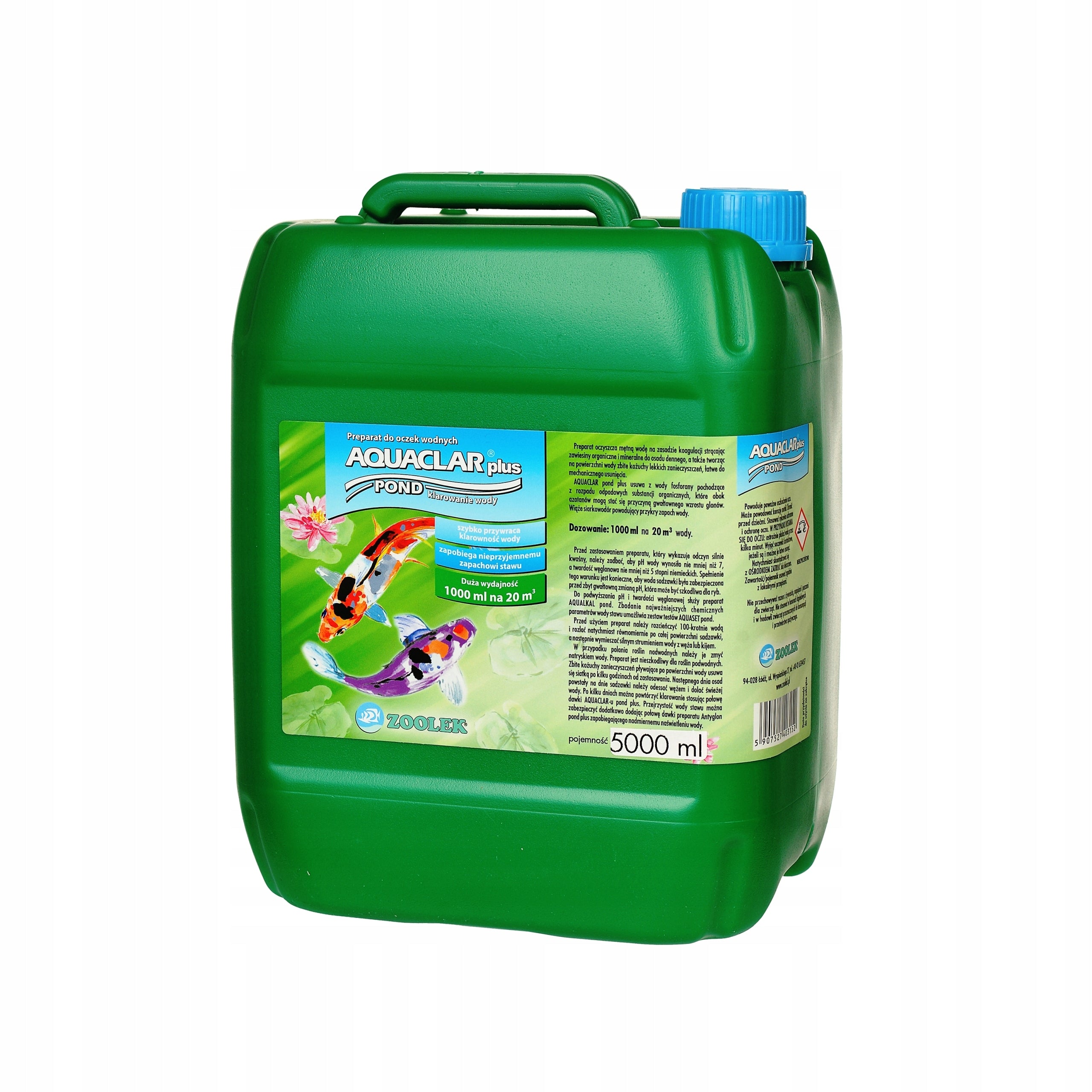 Zoolek AQUACLAR Pond 5000ml Clarifying preparation Brand Zoolek