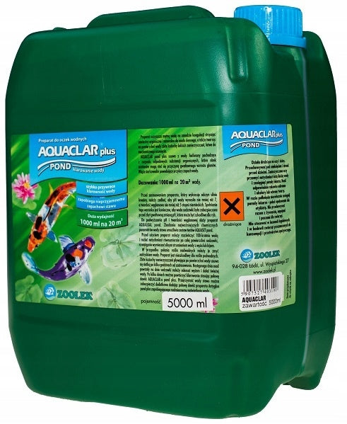 Zoolek AQUACLAR Pond 5000ml Clarifying preparation Weight 5 kg