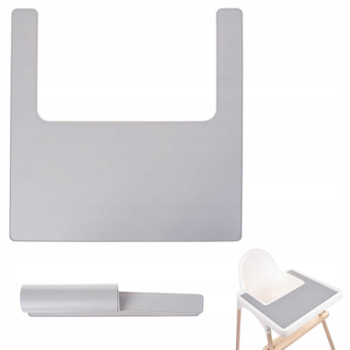 aMami BPA free silicone mat for IKEA Antilop chair GREY Brand aMami