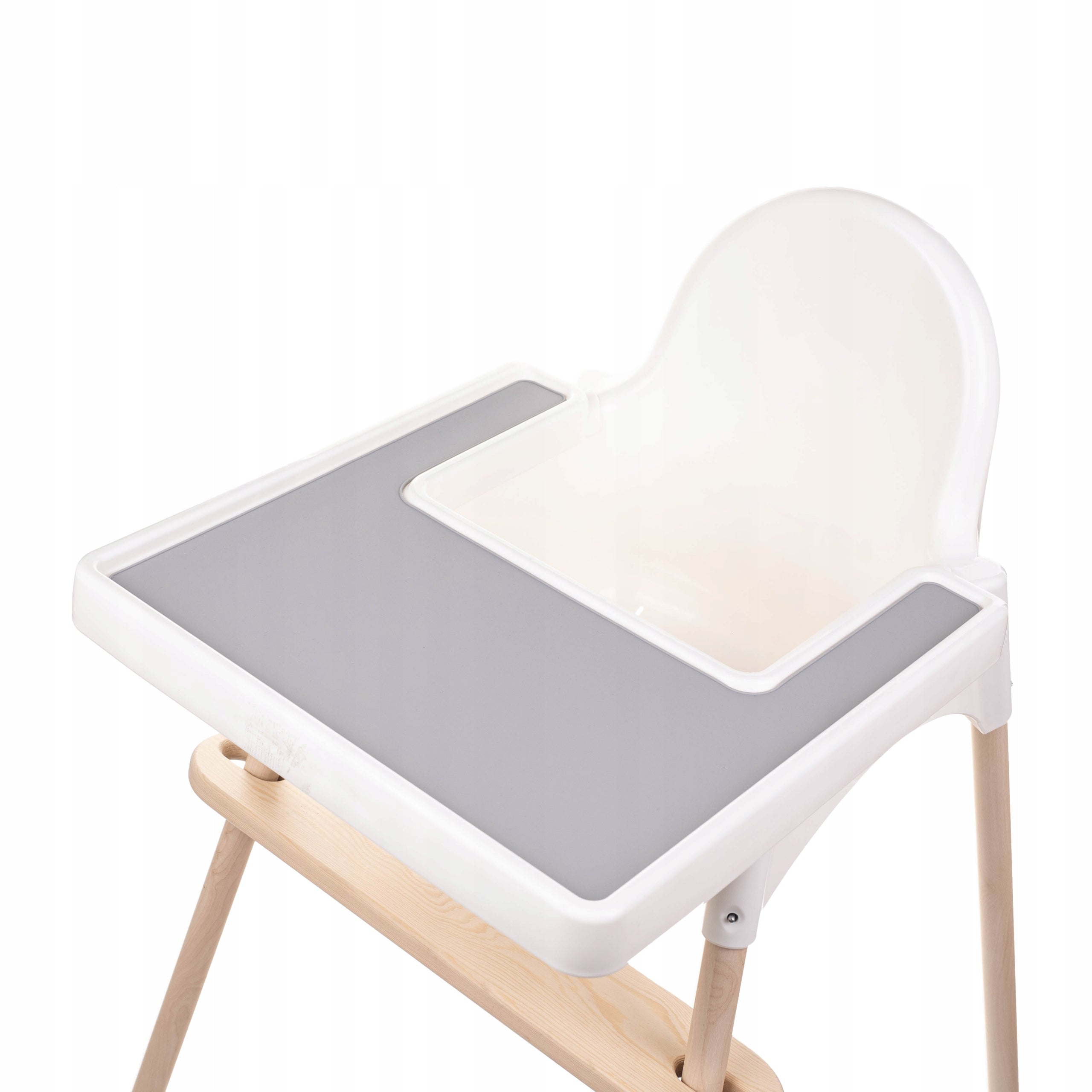 aMami BPA free silicone mat for IKEA Antilop chair GREY Color shades of gray and silver