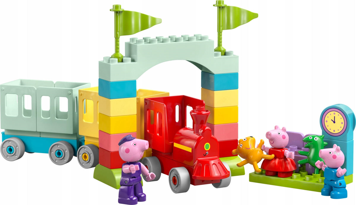 blocks LEGO DUPLO 10466 Travel by train with Grandpa Pig Product number 10466
