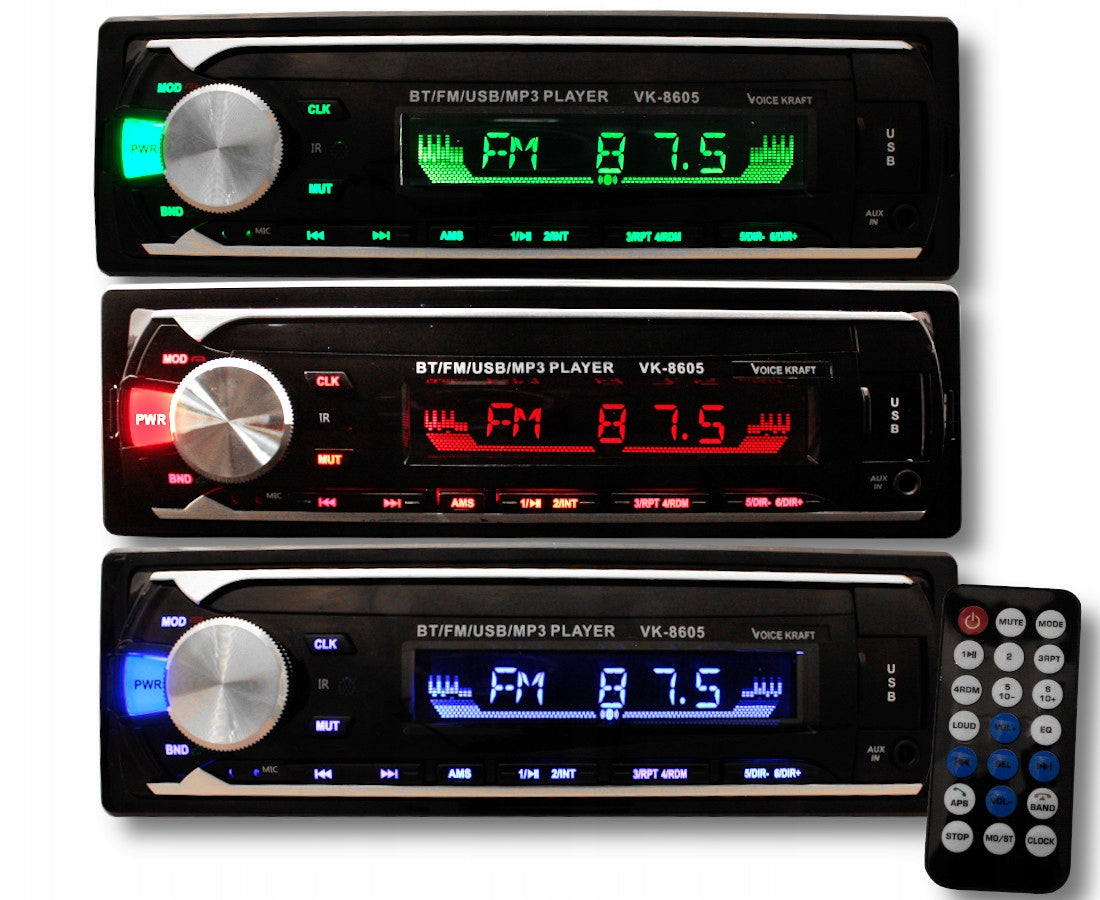 car radio bluetooth USB SD AUX MP3 Manufacturer code 8605-BT