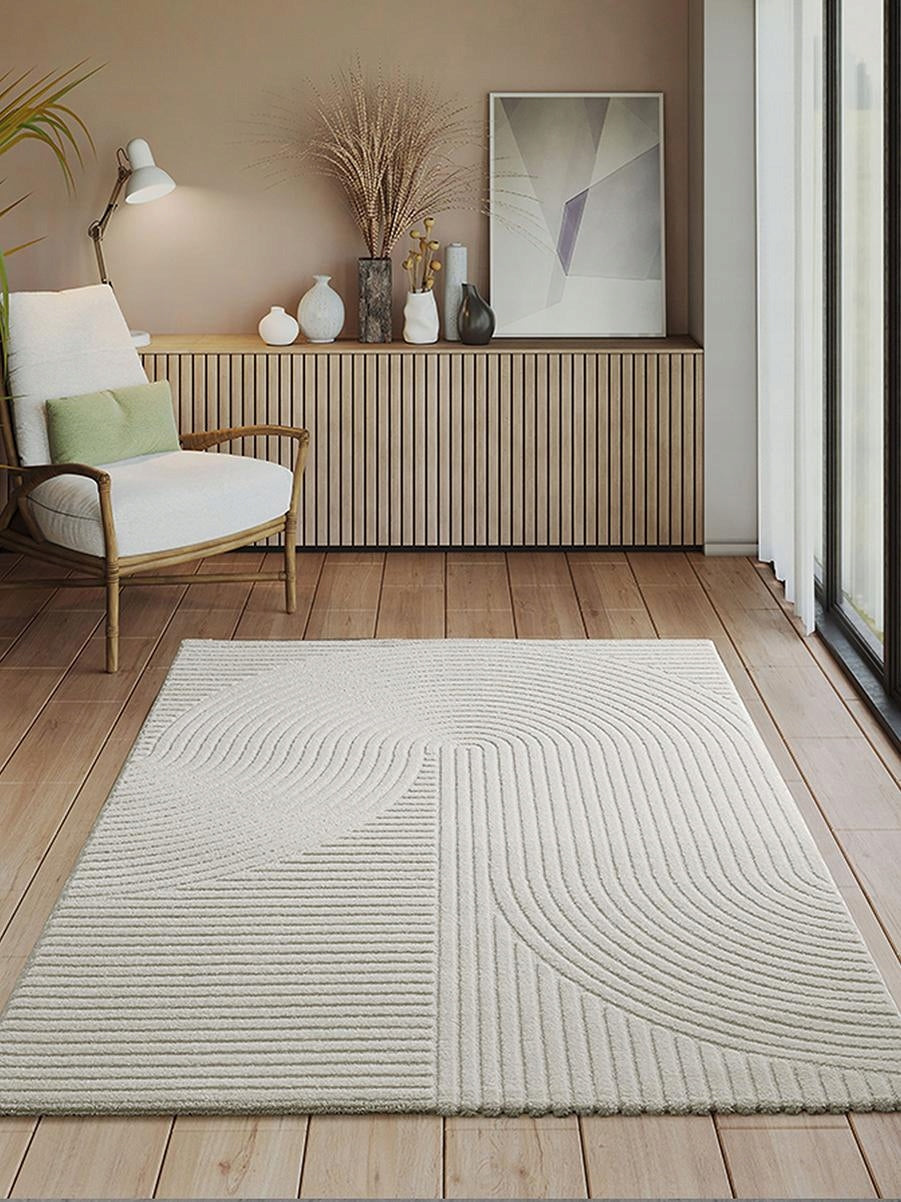 carpet modern 3D short hair Everest the carpet cream 200x290 Packaging status original