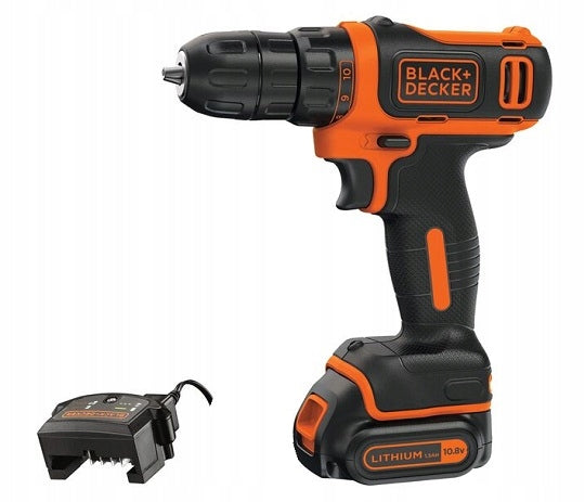 cordless drill 10,8V Black+Decker [BDCDD12-QW] 1,5Ah