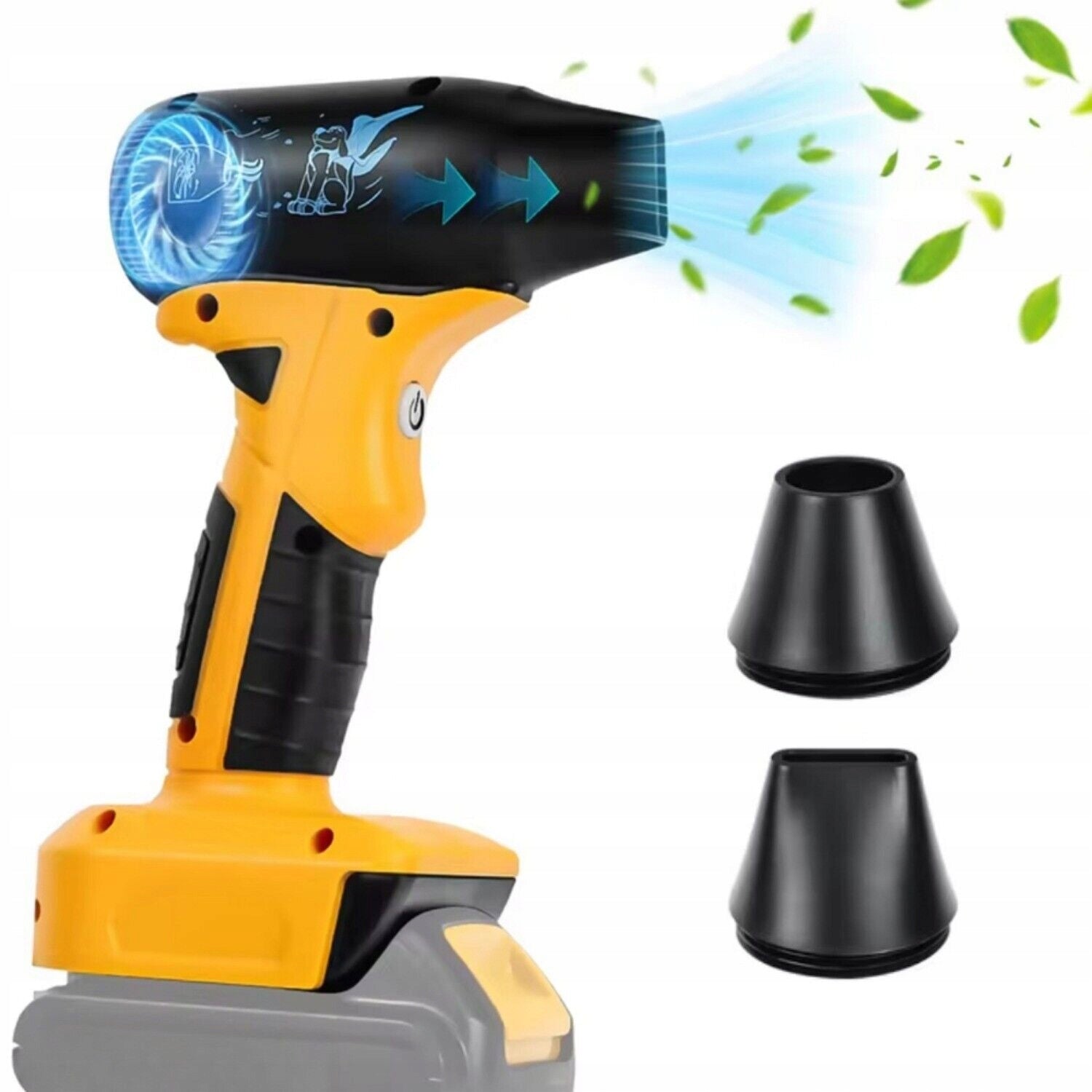 cordless leaf blower Mini Jet Dry Blower Fan for Dewalt 20v Li-ion Battery