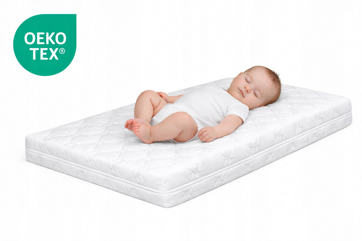 crib mattress 120x60 foam medium hard quilted certified