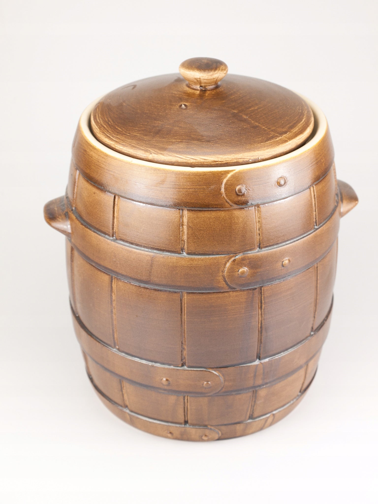 cucumber barrel, cabbage stoneware Quilt 3,8l rural hermetic table