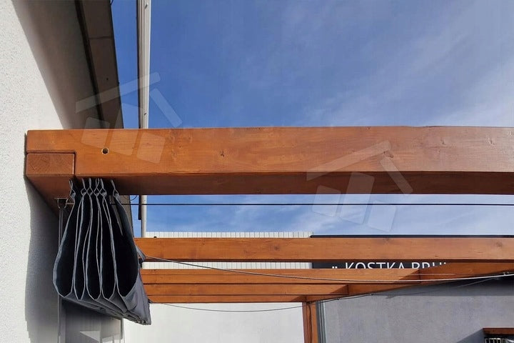 custom-made fabric roof - lightweight and durable sail for terrace and pergola Manufacturer code Risto