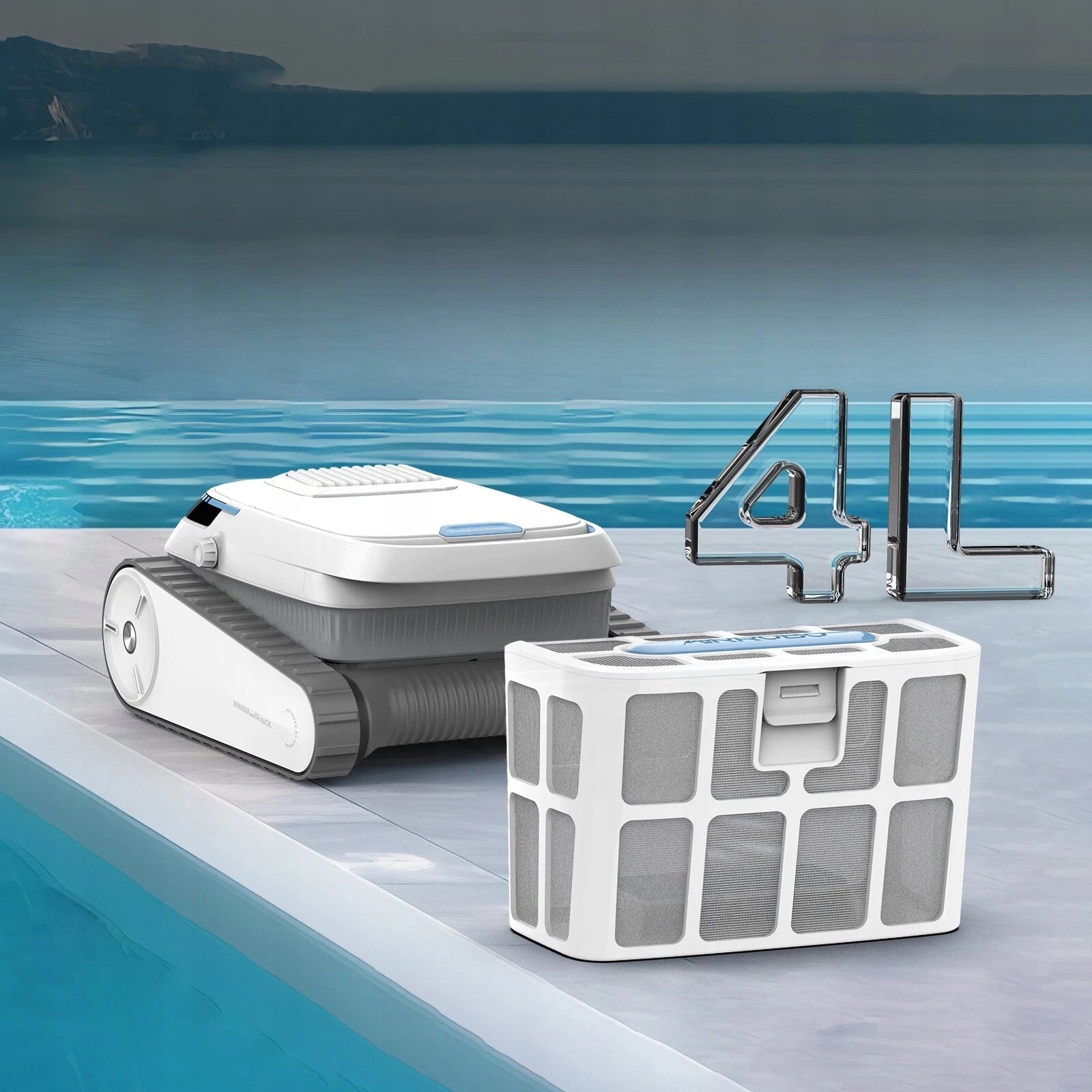 Baseino valymo robotas AIRROBO PC10 dugnui ir sienoms