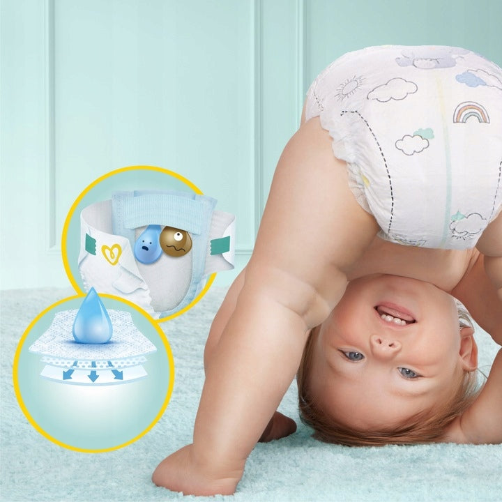 diapers Pampers Premium Care 4 62pcs. 9-14kg Packaging status original