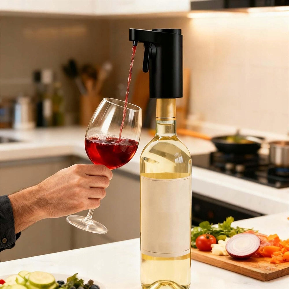 dispenser pourer for alcohol wine whiskey electric automatic aerator Kind dispenser