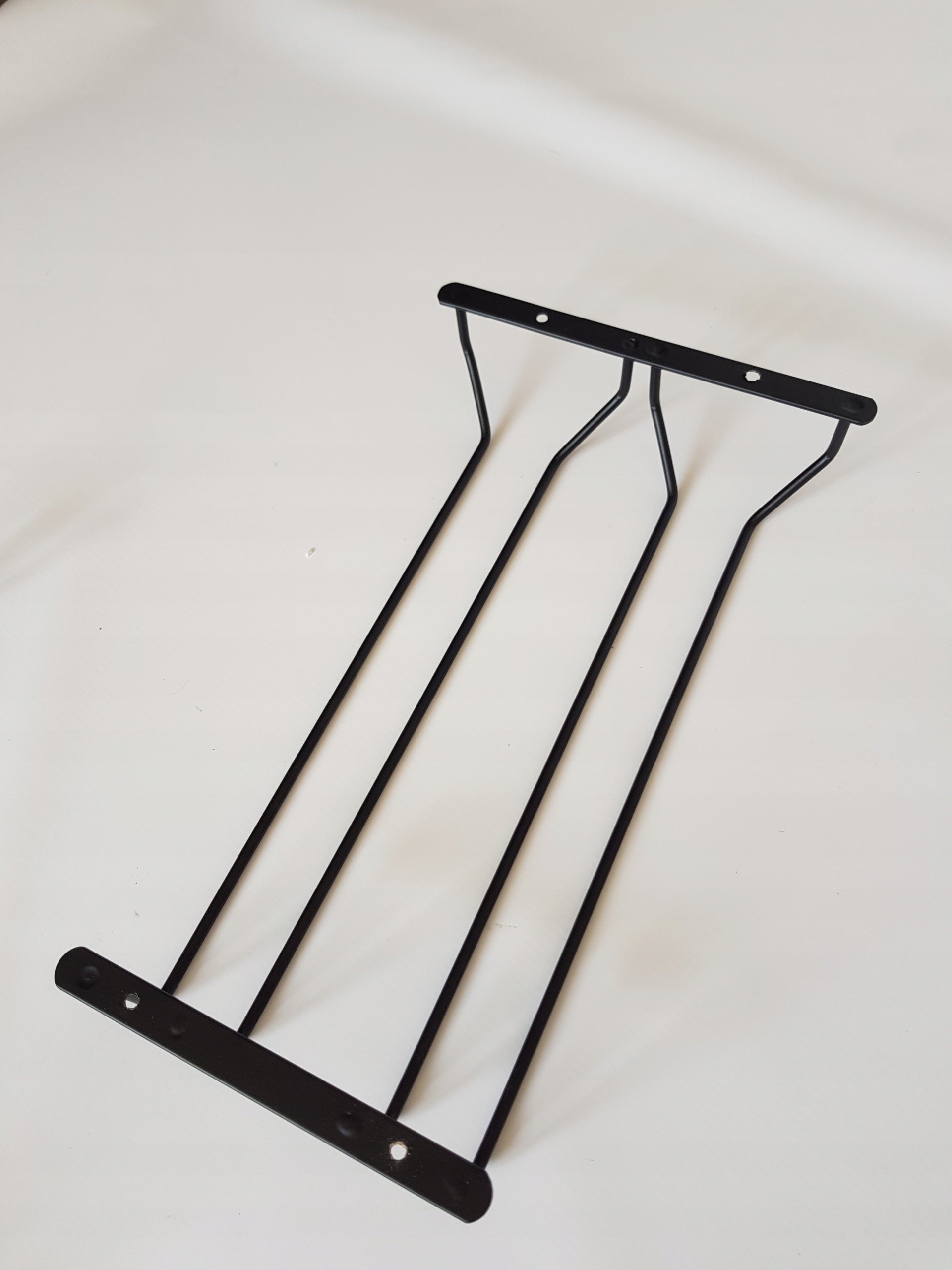 double-row glass hanger, matt black Manufacturer code BKLD-2 BM