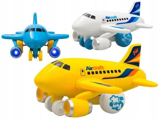 driven cheerful airplane light sound 6pcs | ZA1999