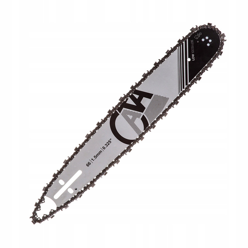 Grandininis pjūklas 40 cm GUIDE juosta su 2 grandinėmis, 66 nareliai, 0.325", 1.5 mm