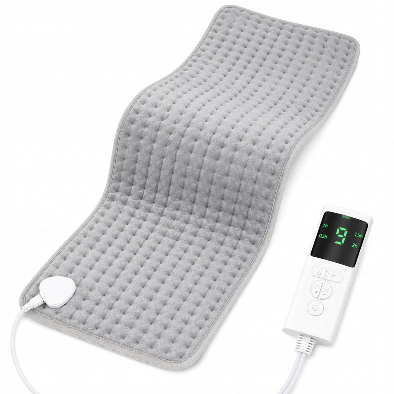 electric heating pad grey silver multifunctional heating 60×30cm