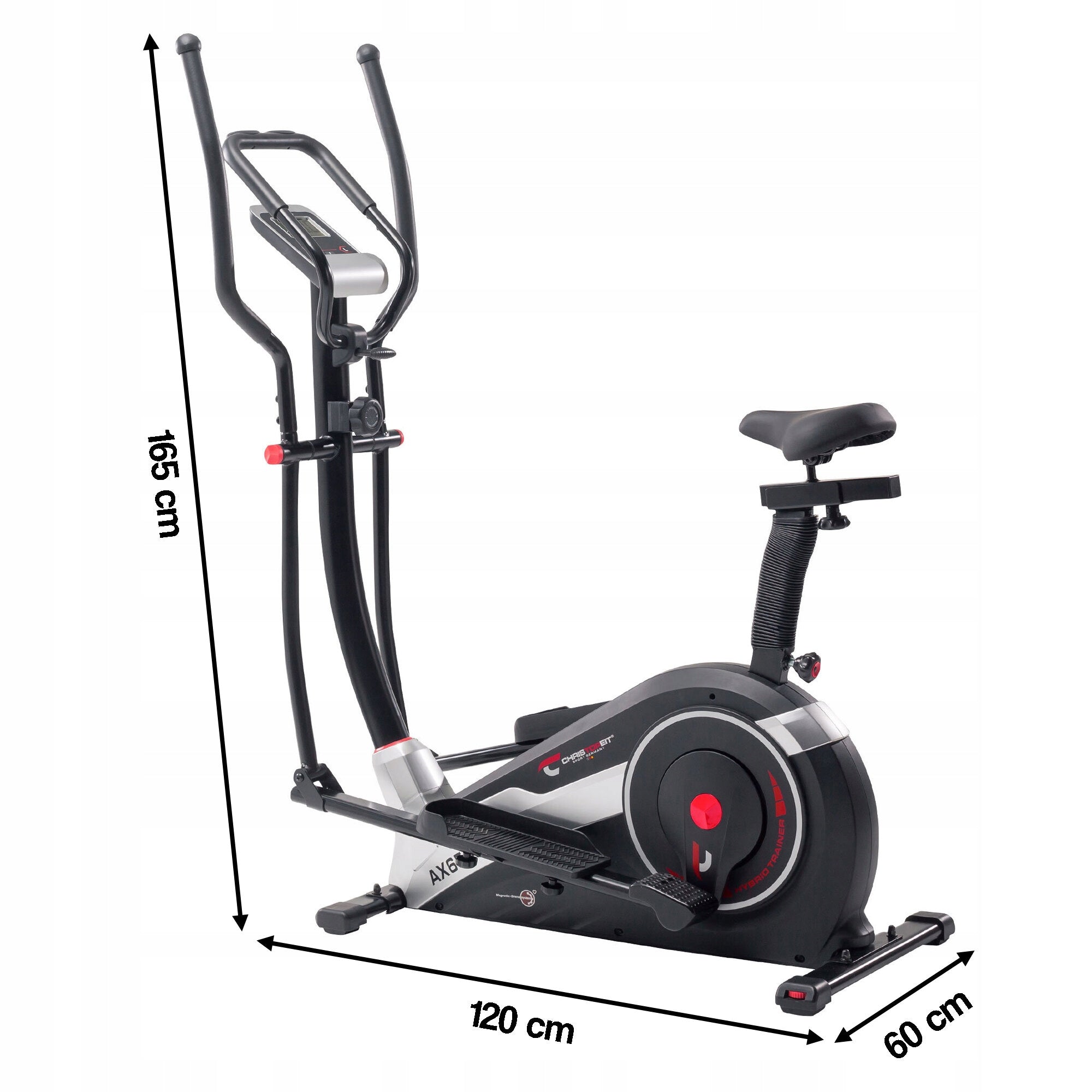 elliptical cross trainer CHRISTOPEIT 2in1 AX 6500 Hybrid Brand Christopeit Sport