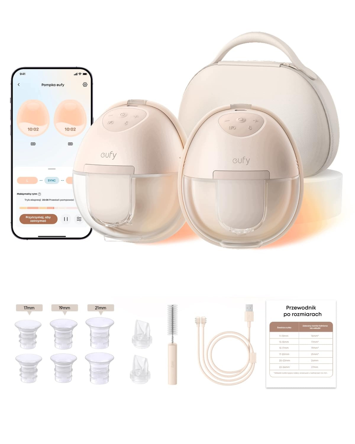 eufy S1 Pro Portable Touchless Electric Super Quiet XL Breast Pump