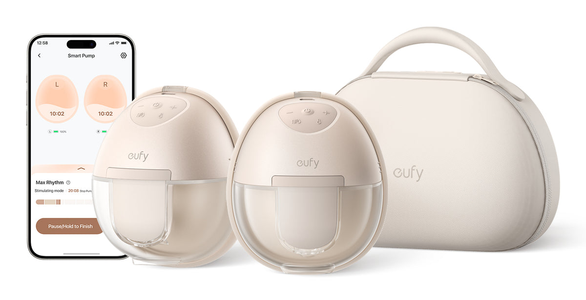 eufy Security S1 Pro Portable Breast Pump, Touchless Electric Breast Pump Packaging status original