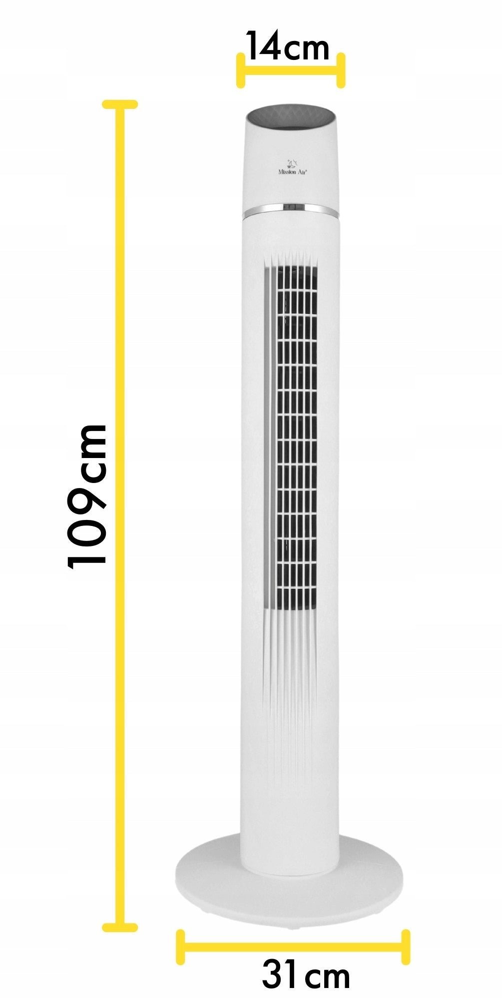 fan COLUMN FAN standing floor high TOWER FAN XL white Manufacturer code Wentylator kolumnowy TOWER  FAN XL White 45W