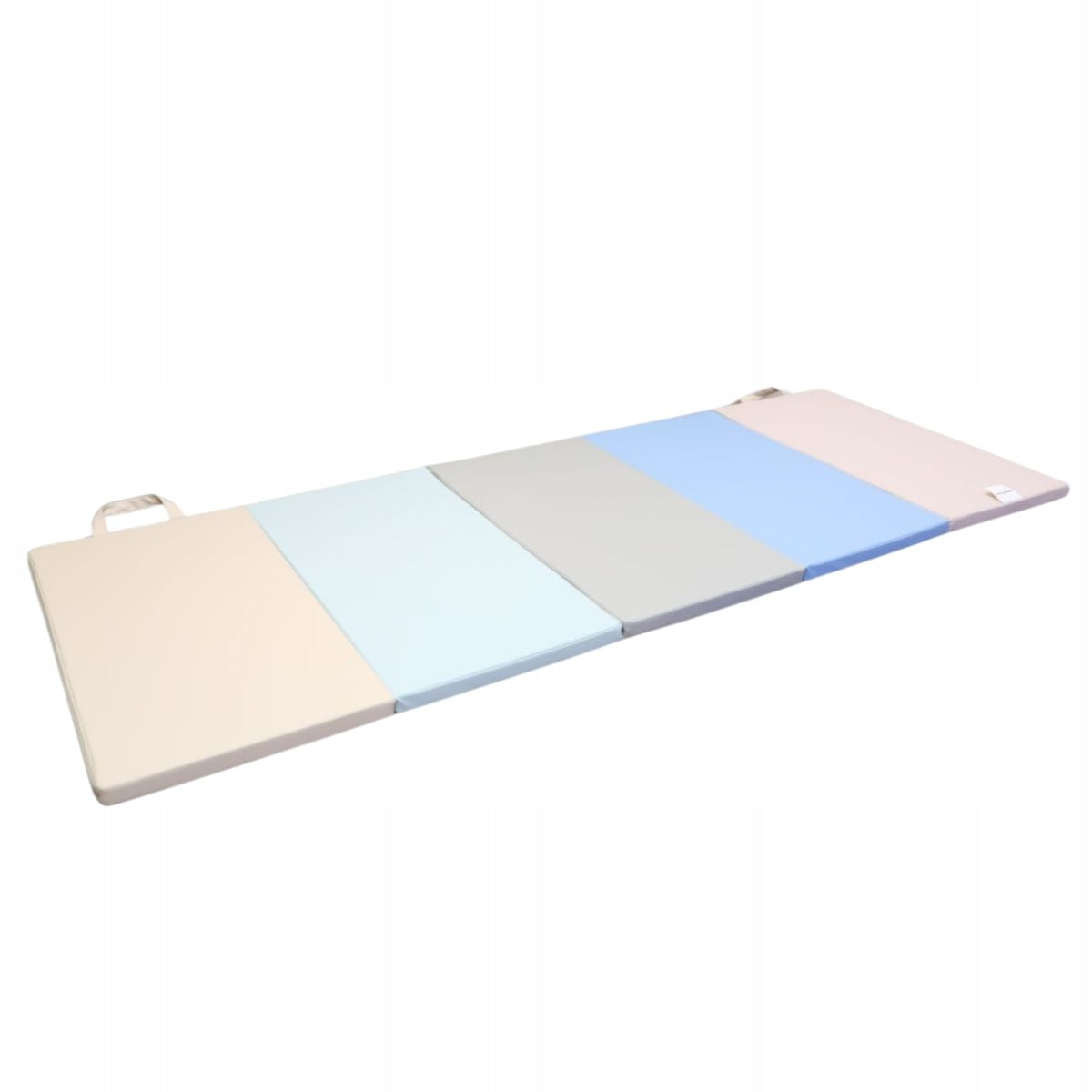 gymnastic mattress Satellite 195x75x3 cm five-piece - pastel