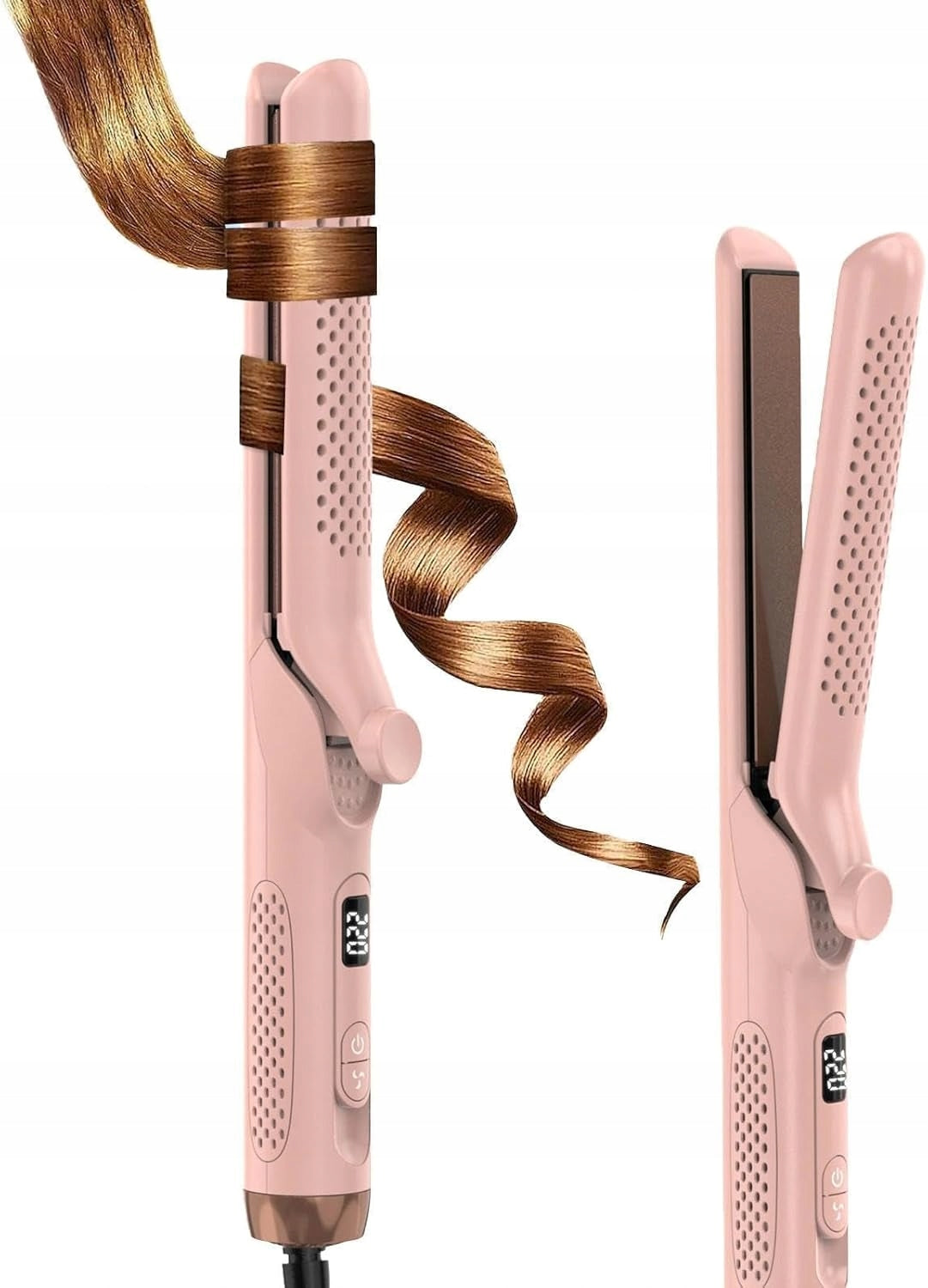 iToncs 2-in-1 Curler Straightener Professional Fast Heating