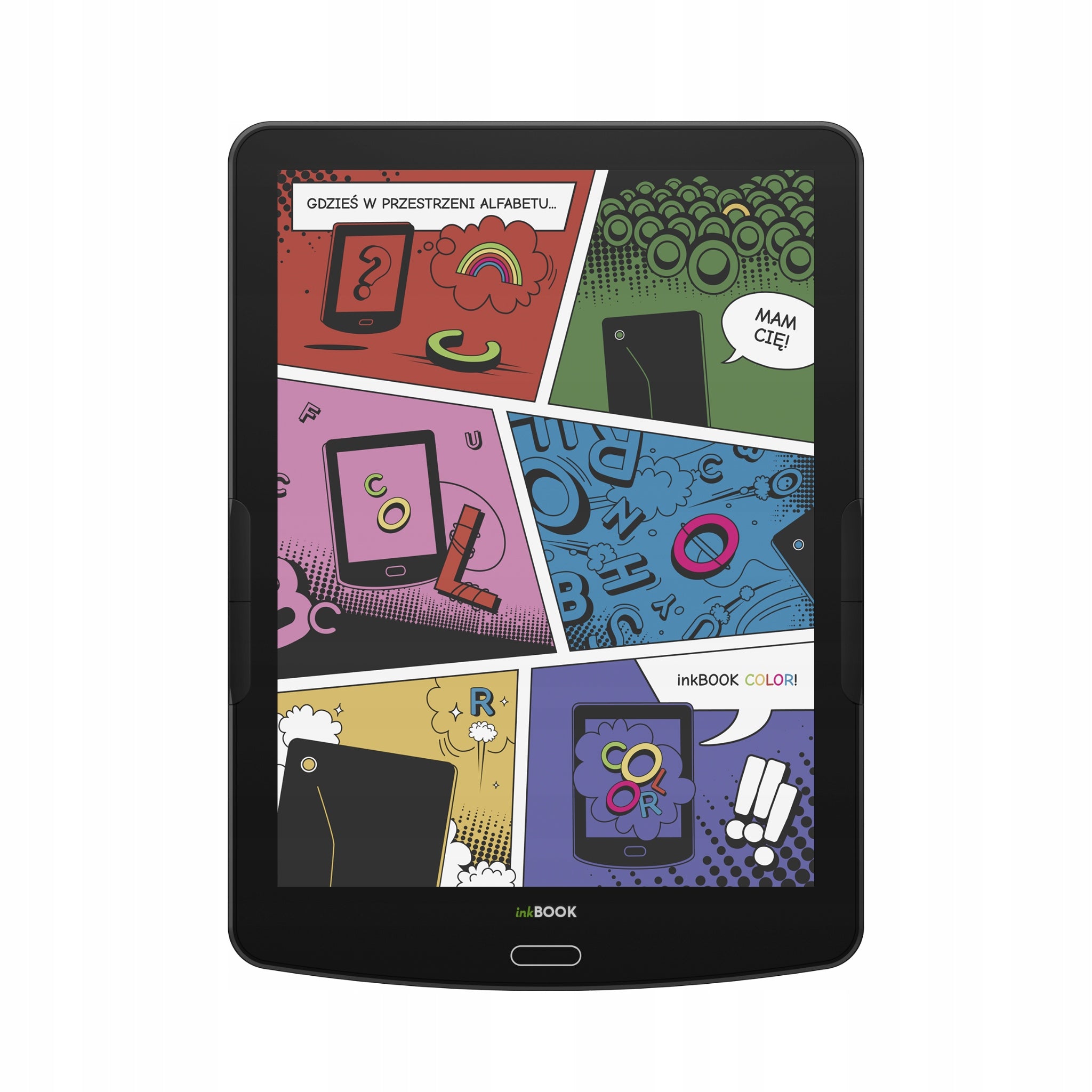 inkBOOK Focus Color Black 7.8" with Legimi, Kindle, Kobo, Empik Go apps Packaging status original