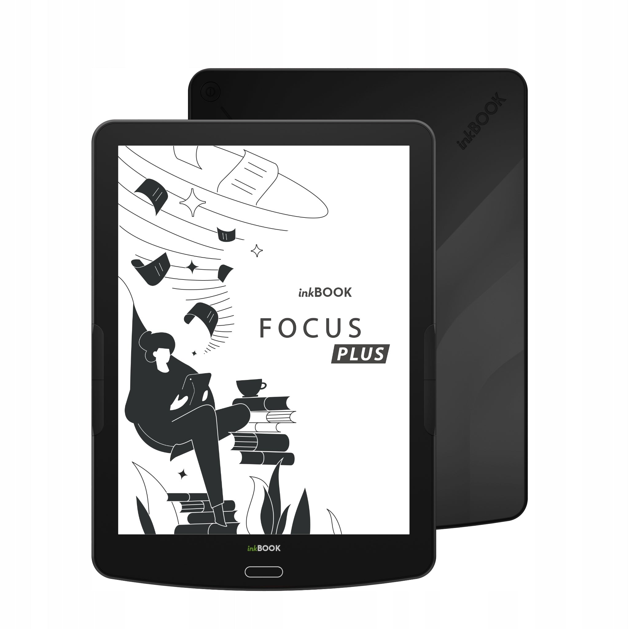 inkBOOK Focus Plus Black 7.8" with Legimi, Kindle, Kobo, Empik Go apps