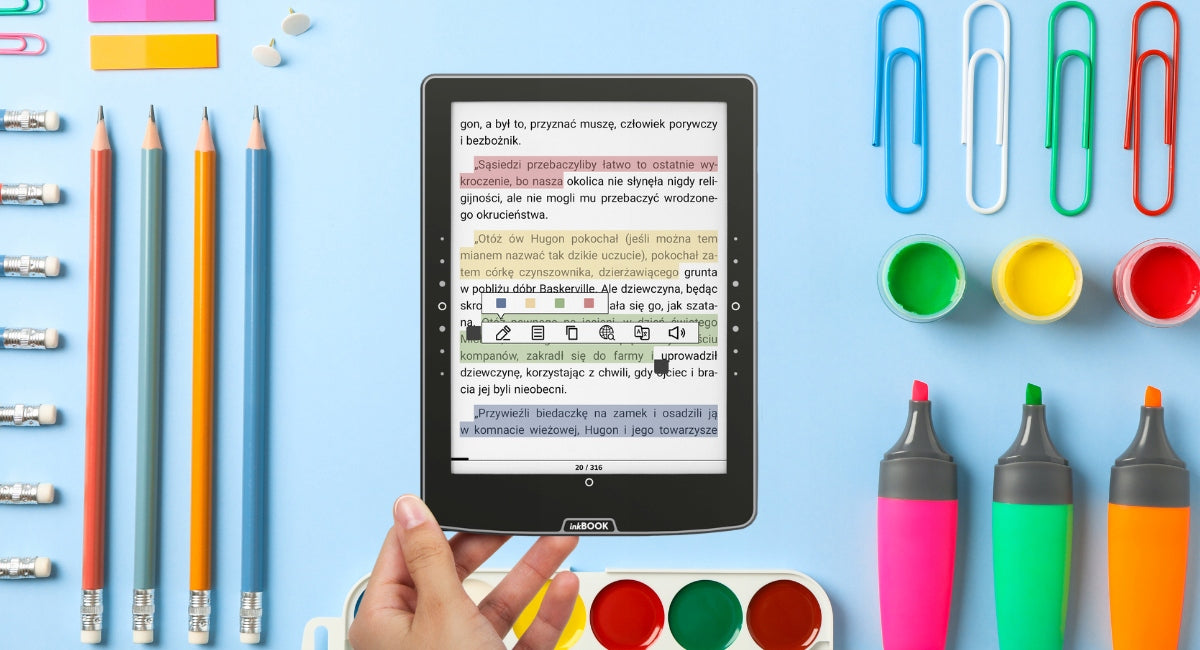 inkBOOK Solaris Color Green with Legimi, EmpikGo, Kindle Apps Manufacturer code IB_SOLARIS_COL_OCN