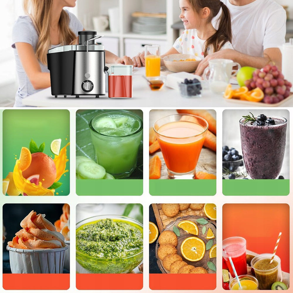 juice extractor high speed 800W HDeye for fruit and vegatable EU version Manufacturer code 0296