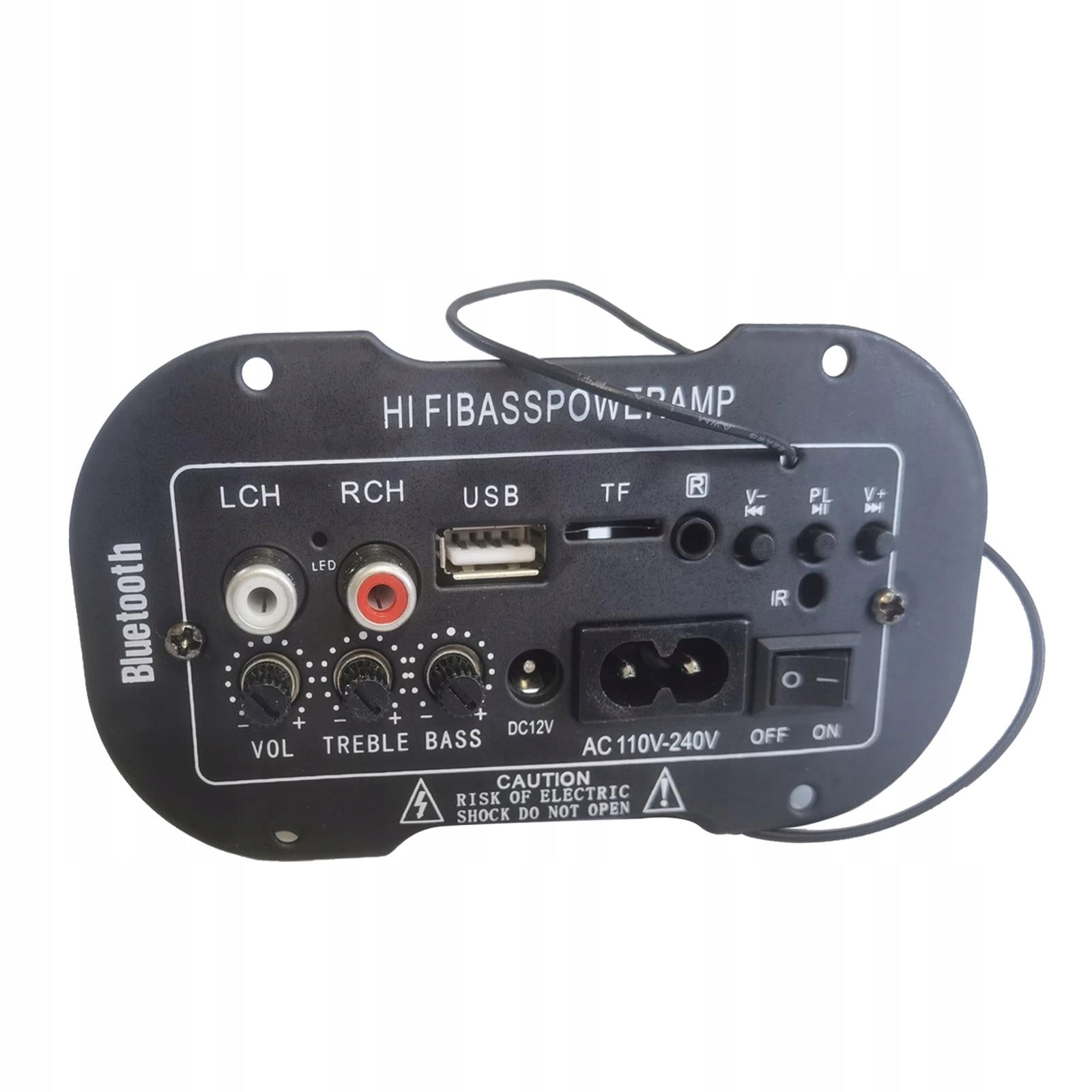 lacooppia 220V Car Amplifier Hi Fi Audio Power Digital Stereo Amplifier Amp