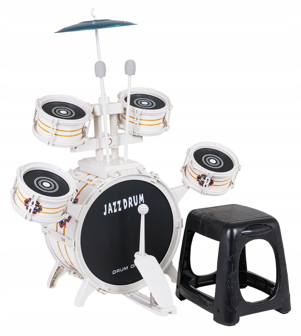large DRUMS FOR CHILDREN large 5-reel + stool GIFT Brand Ramiz
