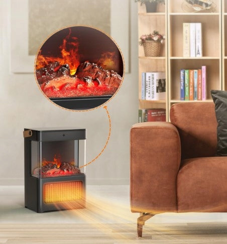 lvara YND-BL-02 2000W fan with flame simulation, 3 modes + remote control Manufacturer code YND-BL-02
