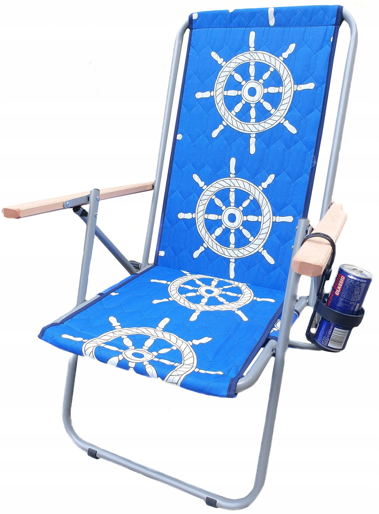 made in Poland BEACH / GARDEN SUNBEDS UP TO 150 kg - STEEL + HANDLE