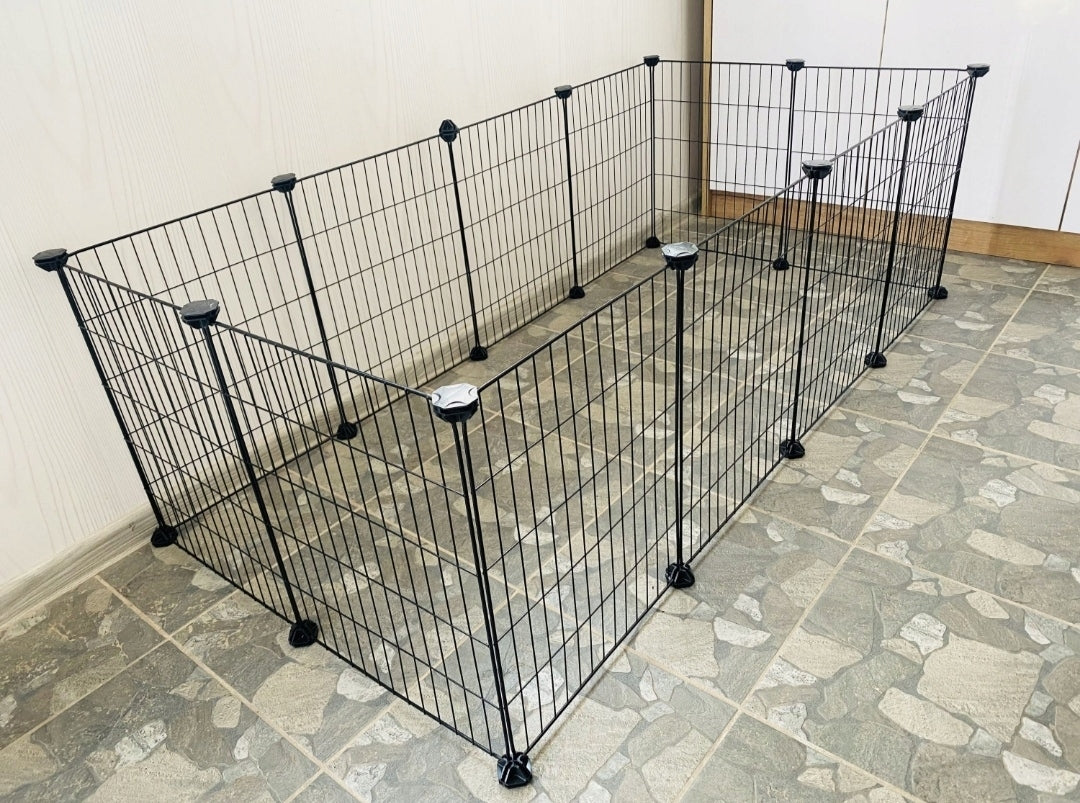 metal playpen Brand PawHut