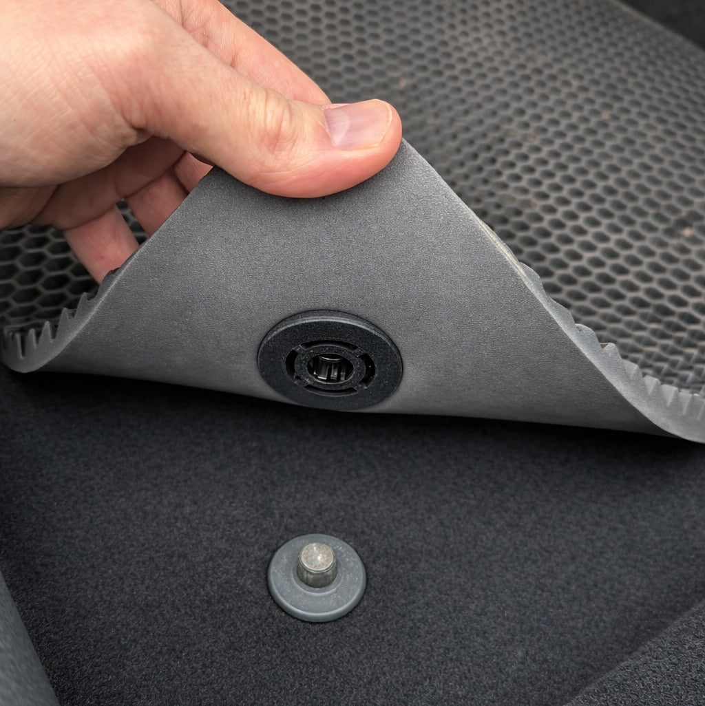 motoEVA by Motohobby Car mats – thick, black, made to measure, hex Packaging status original