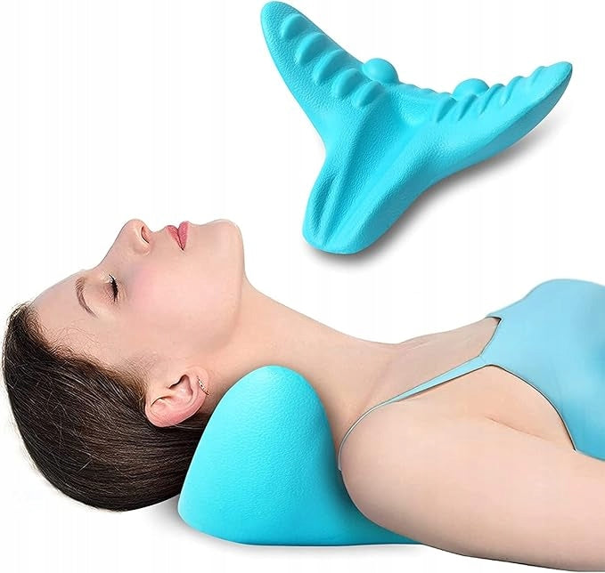 neck and shoulder relaxer, cervical traction device,