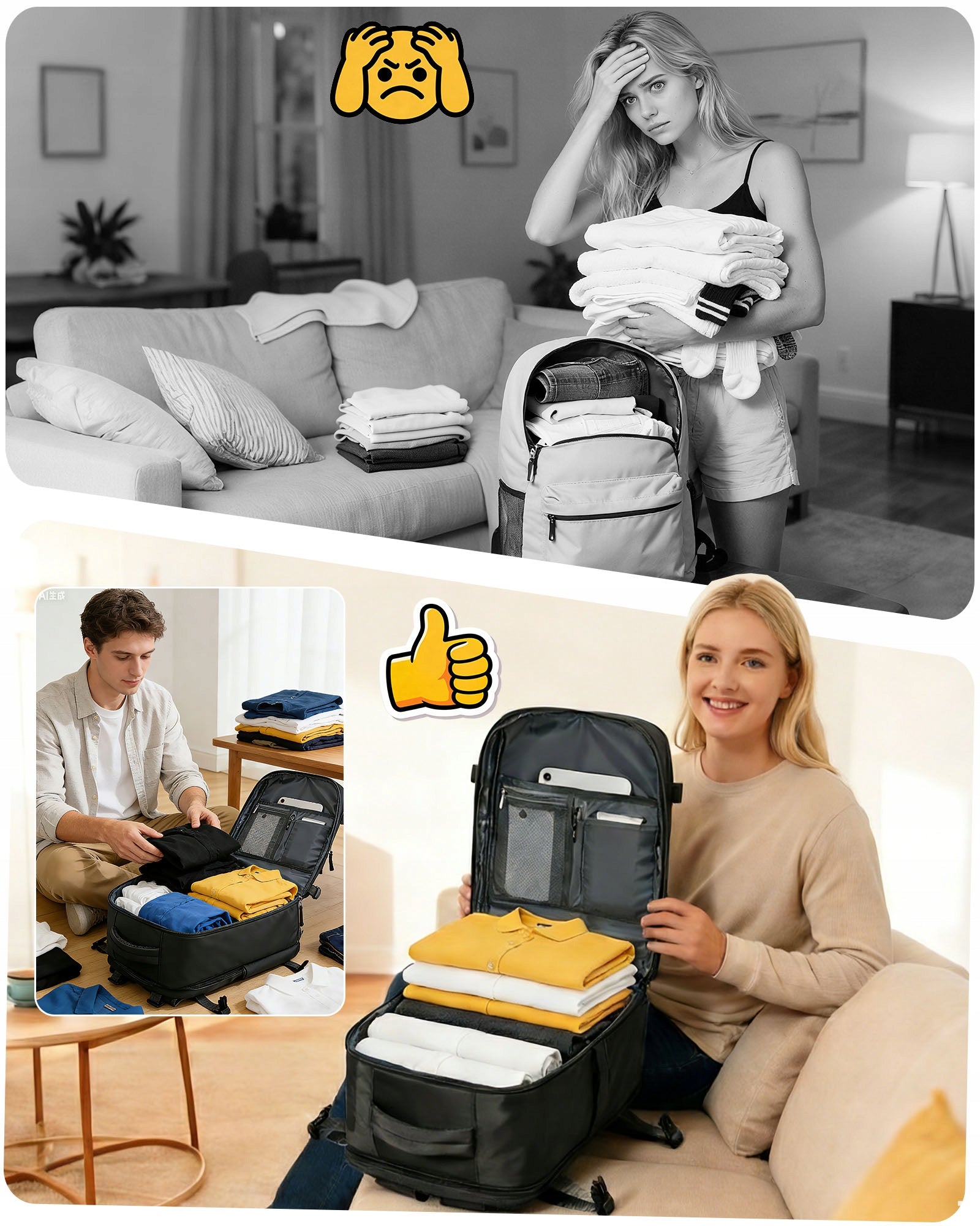 plecak do samolotu ryanair 40x30x20 wizzair bagaz podreczny meski damski Brand no brand