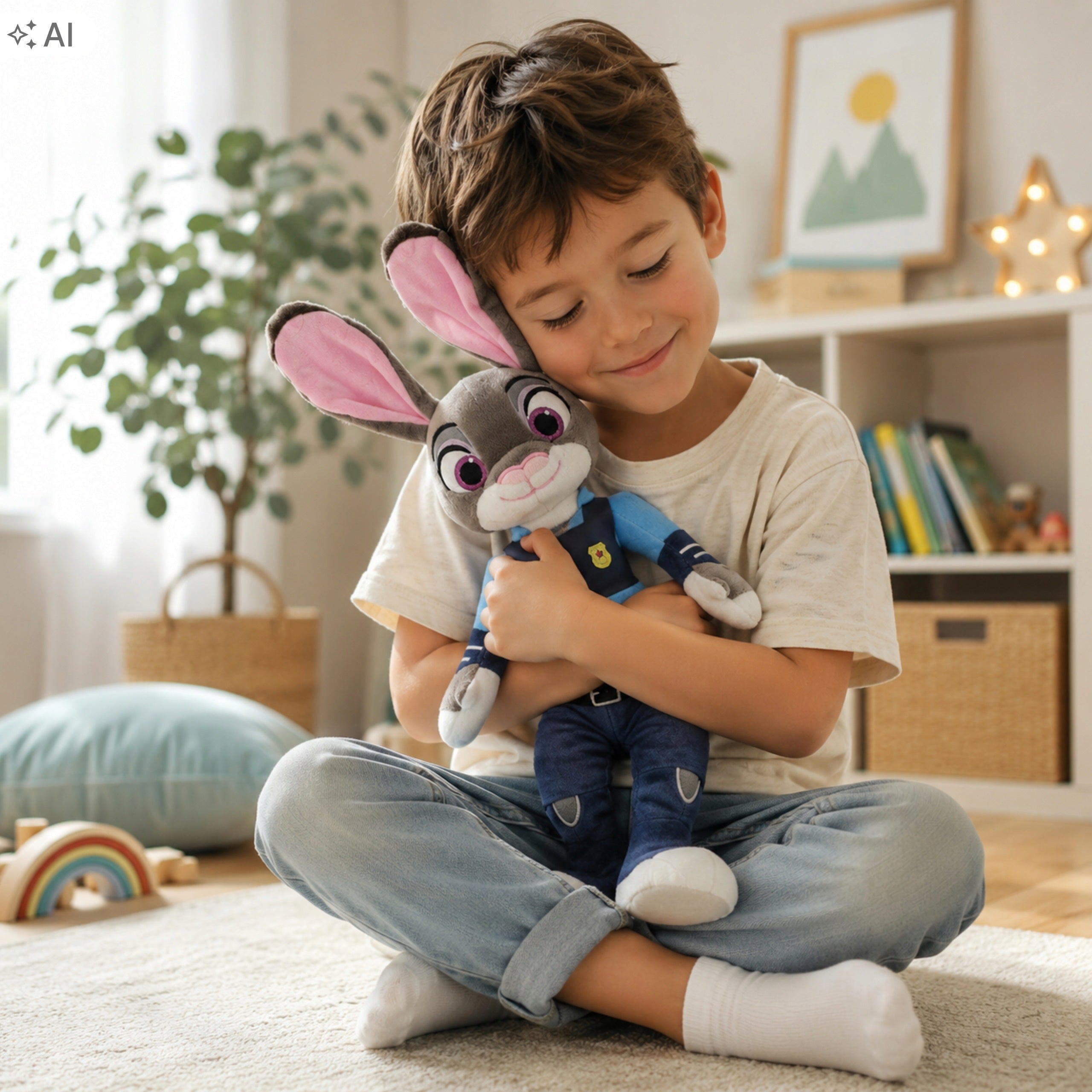 plush toy ANIMAL GARDEN Zootopia Judy Hopps LARGE 50 CM velour Manufacturer code LESTRE MASKOTKA JUDY HOPS